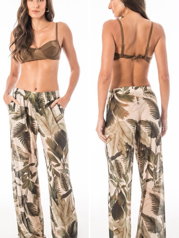 Saida de Paia Pantalona em Tule